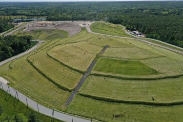 Drone photo of the Crapo Hill Landfill located in Dartmouth, Massachusetts. The landfill is operated by the Greater New Bedford Regional Refuse Management District and serves our member communities of New Bedford and Dartmouth.
